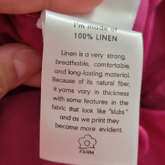 Farm Rio Pink Parrot Beaded Fringe Pants Size L NWOT * - Picture 13 of 13